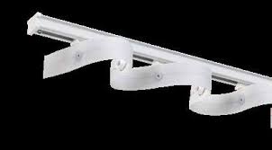 Wave Pleat Curtain track- Hand drawn