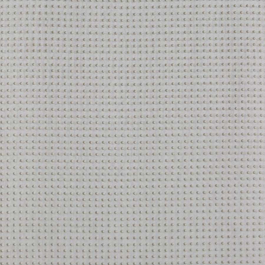 Close-up of a textured gray fabric surface