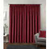 Oxford Blackout Velvet Curtain Red